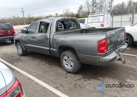 2007 Dodge Dakota Slt из США, поврежденный, VIN 1D7HE48P37S186392
